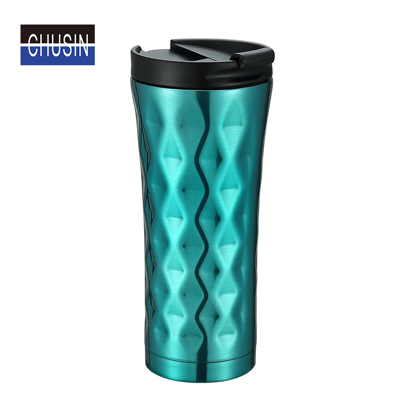 Wholesale stainless steel water bottle 304 double wall insulated coffee cups with lid tumbler