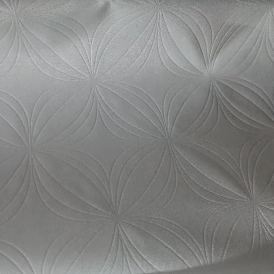 2024 toyobo fabric 100% polyester brushed pd embossed white color with stripe 90GSM hotel bed sheet fabric