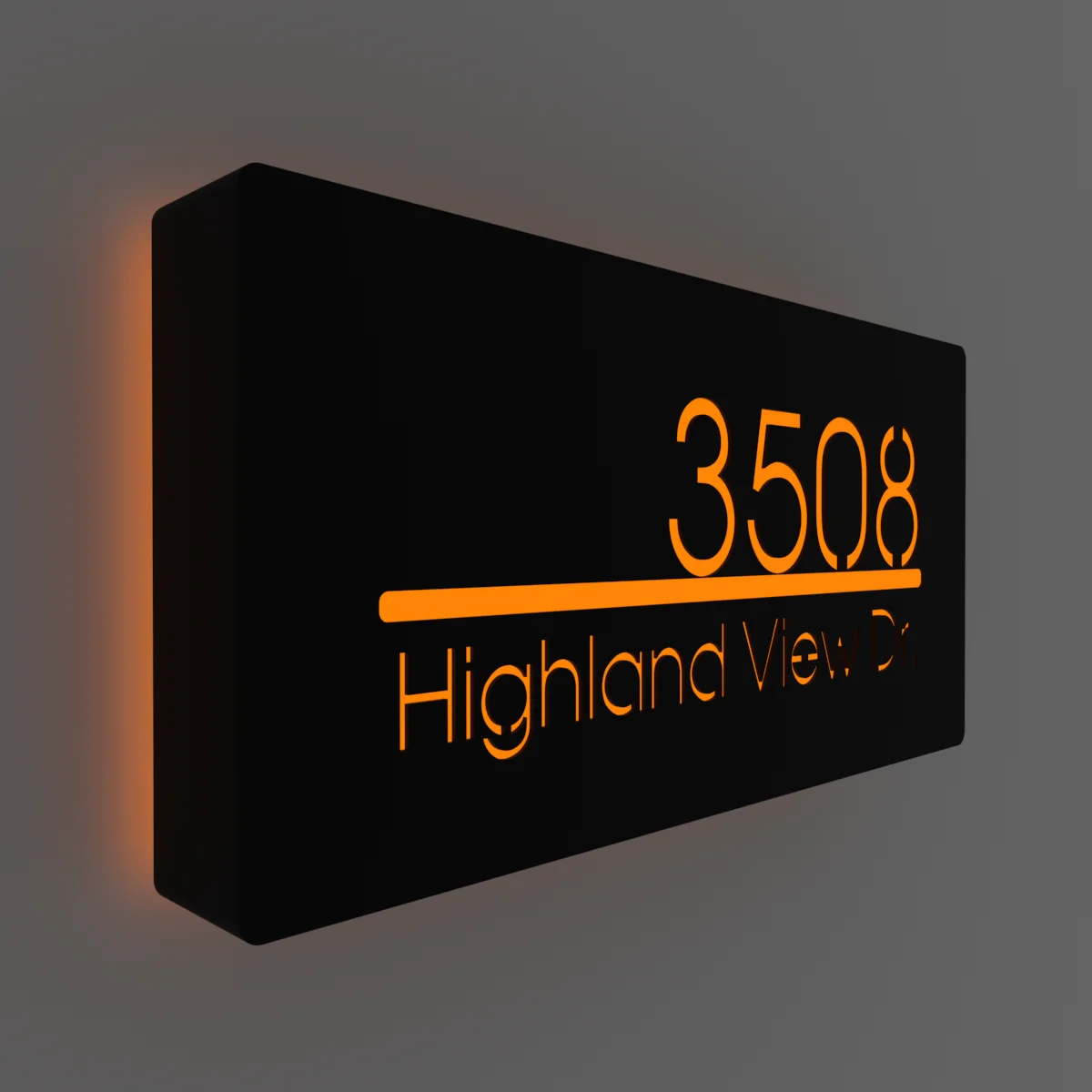 Advertising Light Boxes Acrylic Facade Lighting Radiant Led Letter Sign Stainless Steel Halo Lit Logo For Studio Office