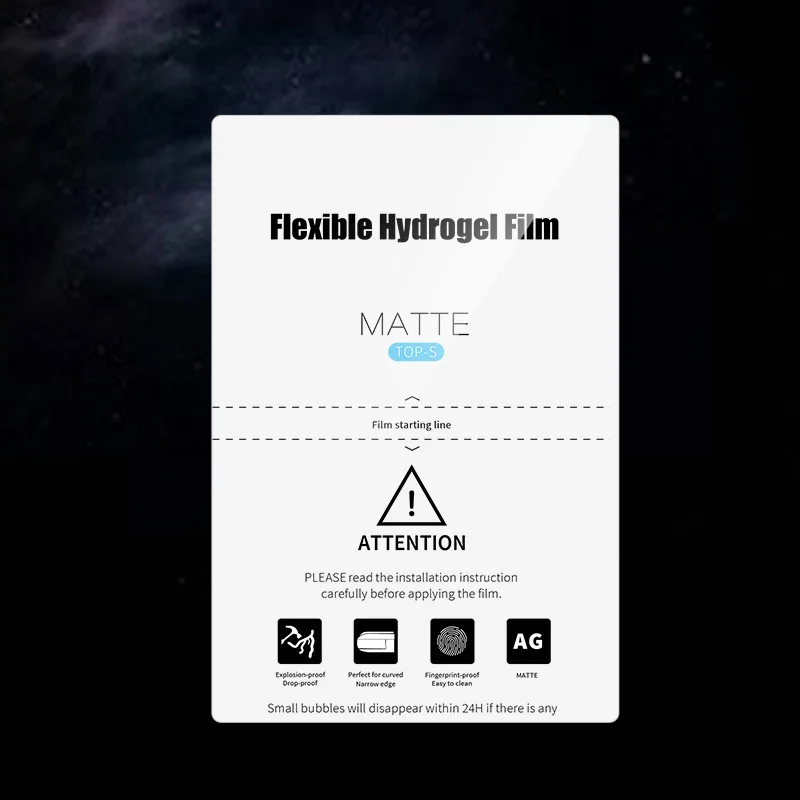 180*120 мм матовая защитная пленка для экрана HD Прозрачная Гидрогелевая пленка из ТПУ для Samsung Galaxy серии S21 S22 ultra A50 любого размера модели