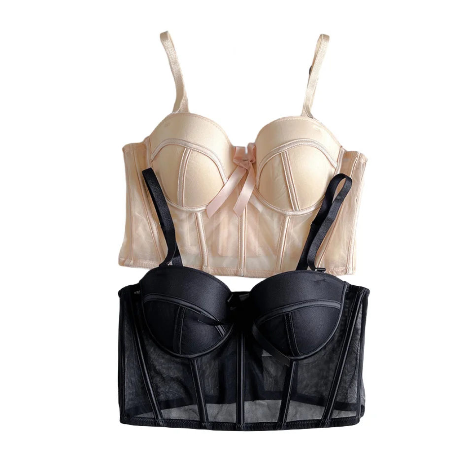 Sexy Lace Female Underwear With Deep V Lace Solid Seamless Sexy Design Bra