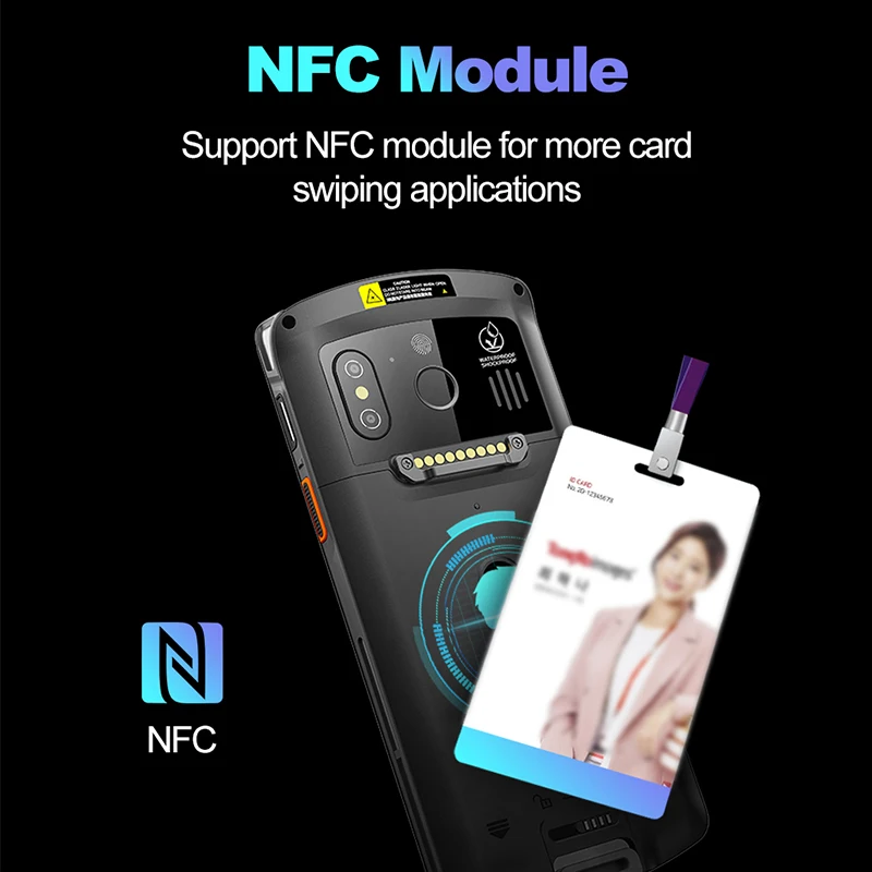 Портативный КПК Orchid DT50 на android 9 0 4G Wi-Fi GPS NFC RFID портативный терминал данных промышленные со сканером штрих-кодов