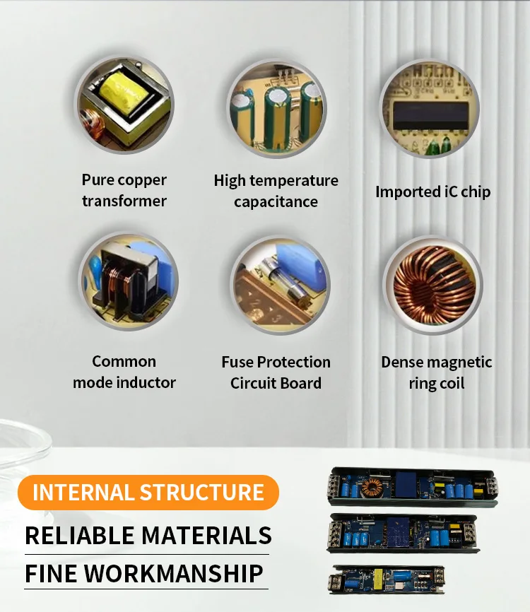 5V 12V 24V 36V 48V Switching Power Supply 1A 2A 3A 5A 10A 15A 20A 30A 40A 50A SMPS For LED Strip Light CCTV LCD