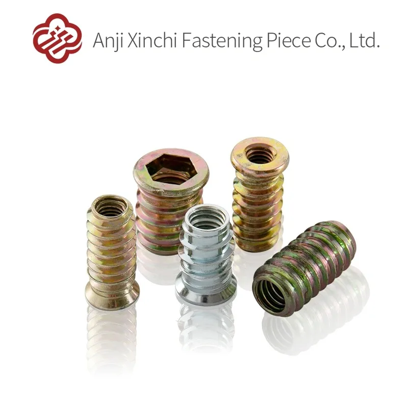 Durable steel m4-m10 wholesale cost effective threaded D type nut insert nut  for chair