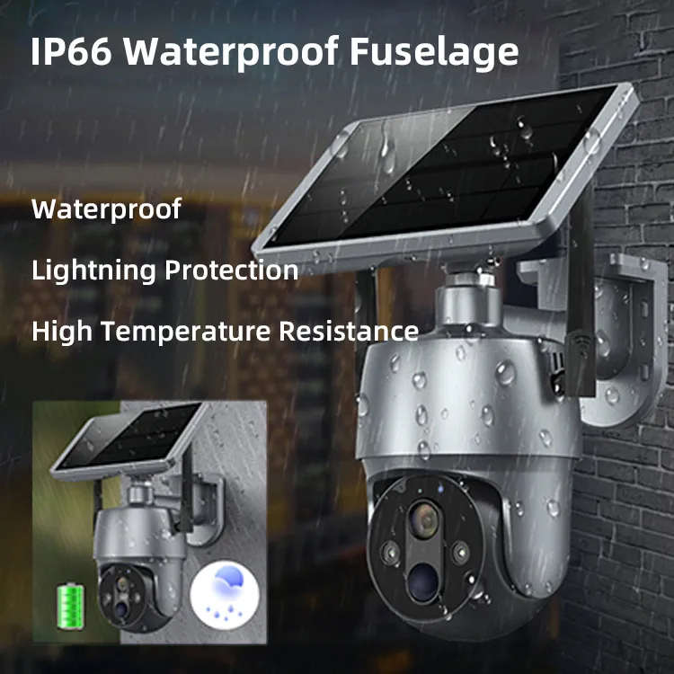 WiFi Wireless solar power camera Slot CCTV Security IP Camera Outdoor Support 256 Memory Card