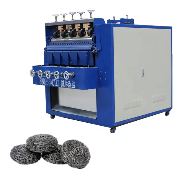 Stainless steel scrubber making machine wire cleaning ball machine metallic scrubber making machine