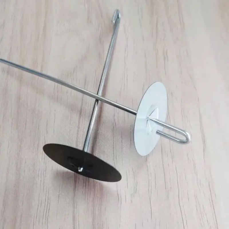 Professional Customized High Quality Thermal New Shooting Metal Wall Stainless Steel Boiler Red Hat J Hook Insulation Nails