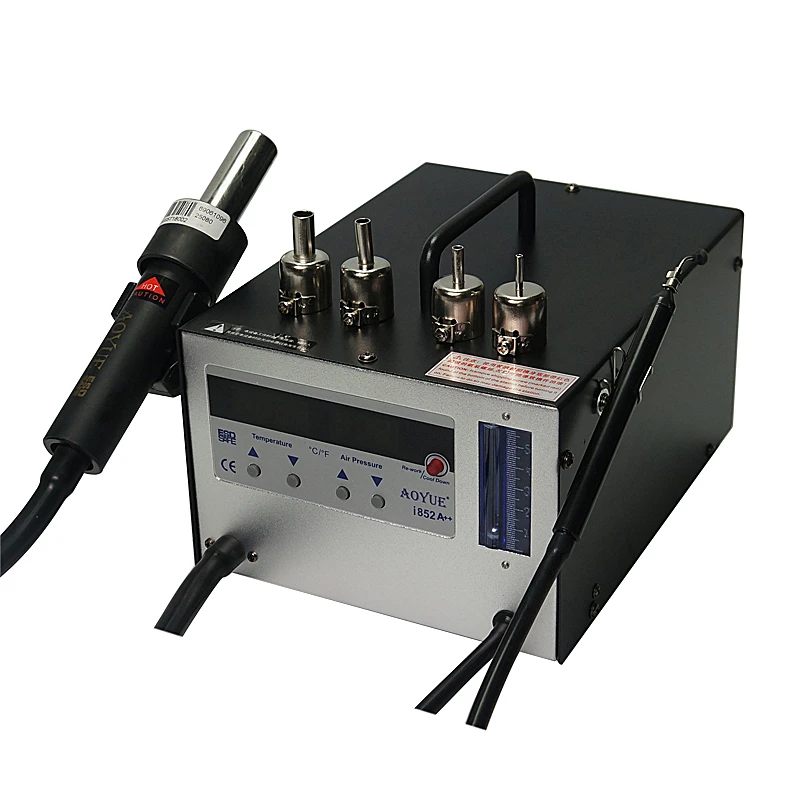 
Lead Free AOYUE-852A++- 220V hot air smd rework Soldering station 