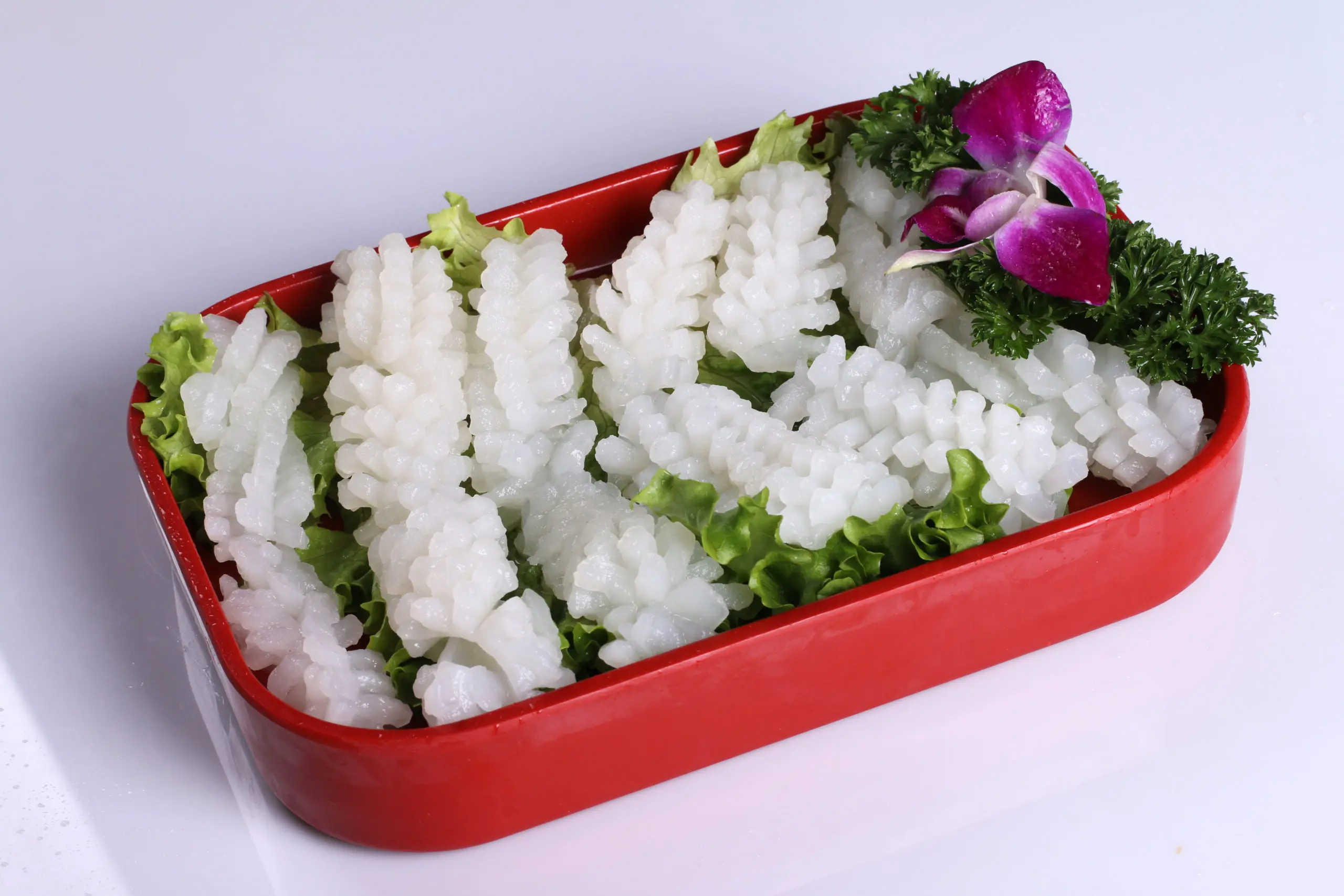  Shandong Ocean Town Food оптовая продажа высококачественных цветов каламари 4*3 Замороженные