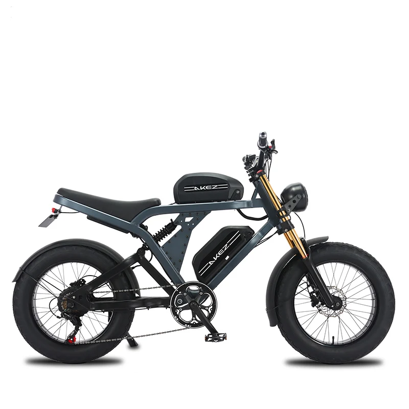 Hot Sell 20 Inch 1500W 48V 41AH Ebike Mountain Full Suspension Fat Tire Electric Bike For Adults
