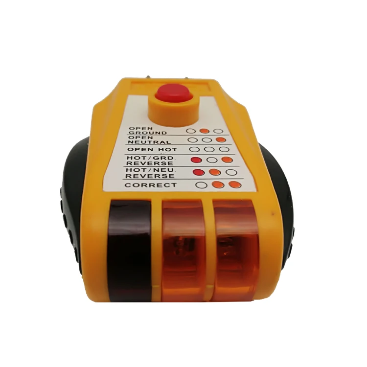 CULus Certified Mains Power Electric Socket Safety Tester Polarity Tester Circuit Tester With GFCI test