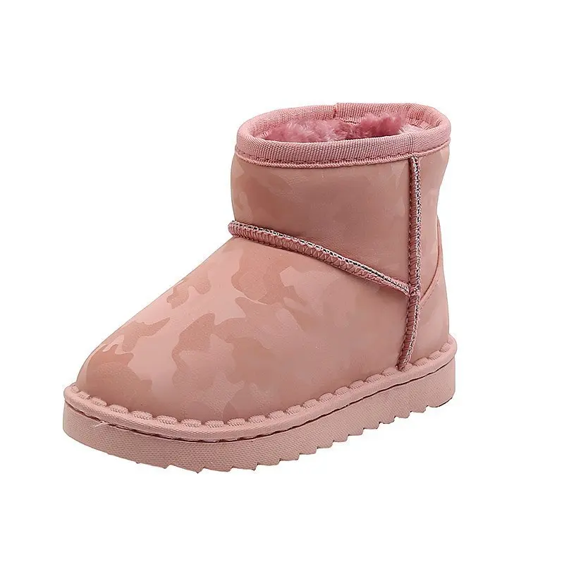 
lowest price Antiskid Rubber Soles Camouflage Snow Winter kids boots children 