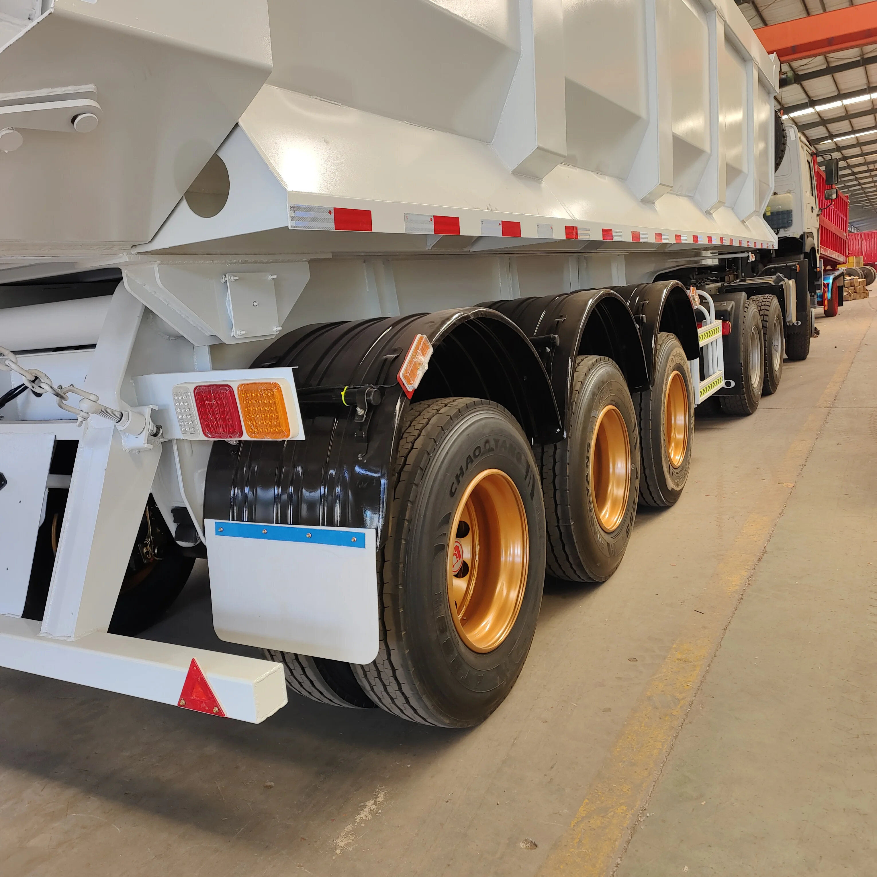 2024 New high-quality 3-axle dump truck semi trailer 60 tons dump truck for sale