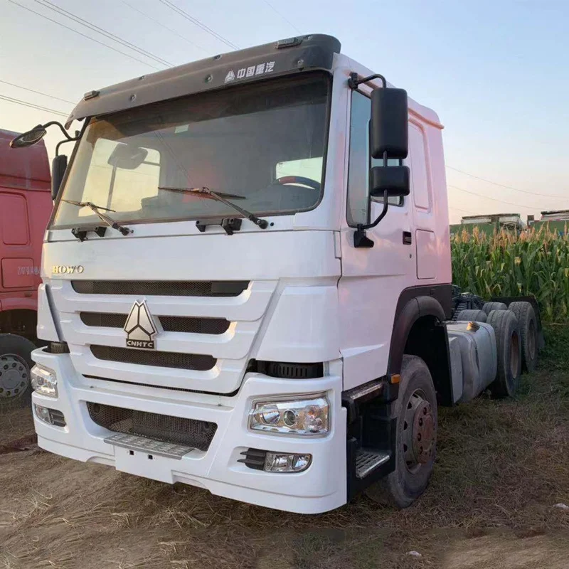 6x4 Sinotruk Howo A7 T7H Cng Trailer Tractor Head Truck For Sale