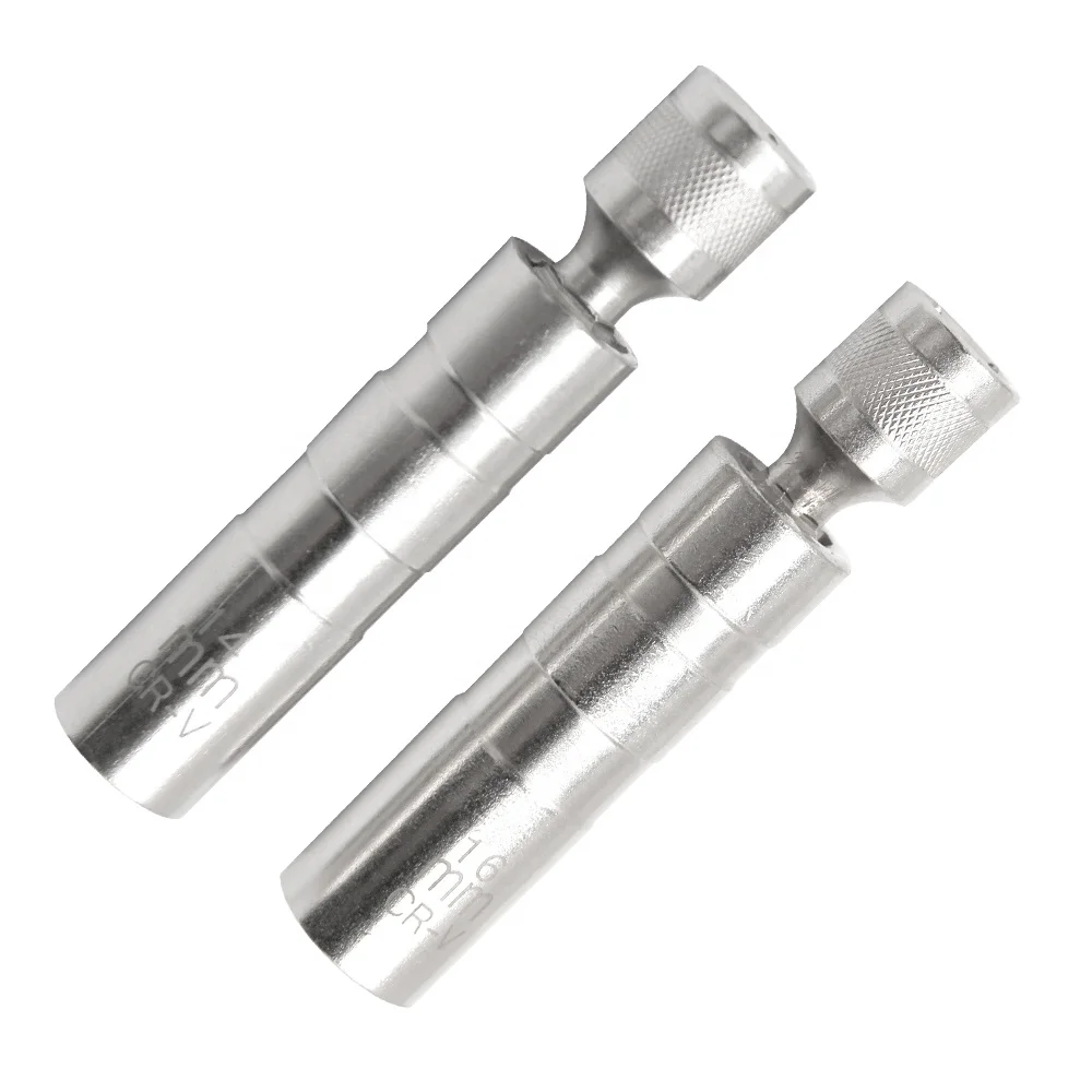 Universal magnetic spark plug socket thin-walled universal joint 14/16mm auto repair spark plug disassembly tool accessories