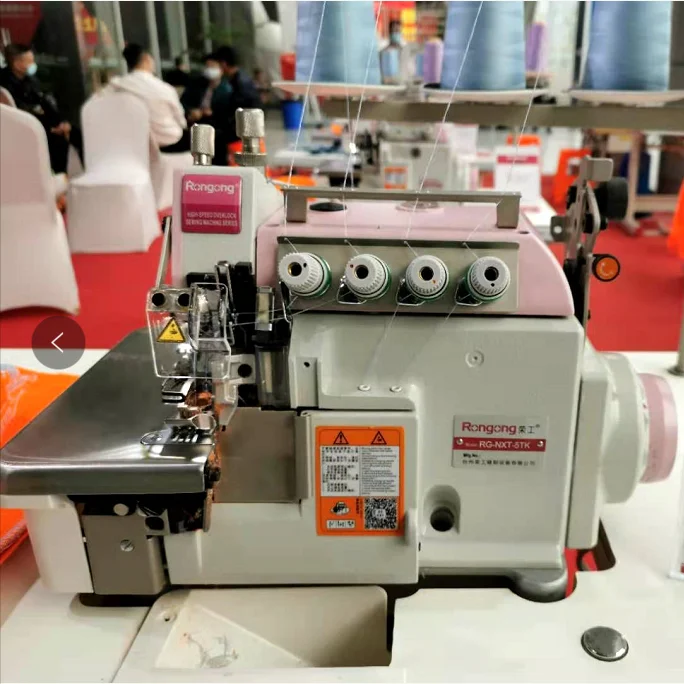 
 Ronmack бренд 5 резьбы супер Экстра 1,6 см оверлок ширина оверлок швейная машина верхней и нижней подачи  