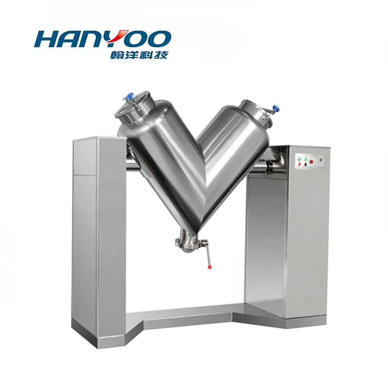 HANYOO V Shape Powder Mixing Machine Powder Blending Machine For Food