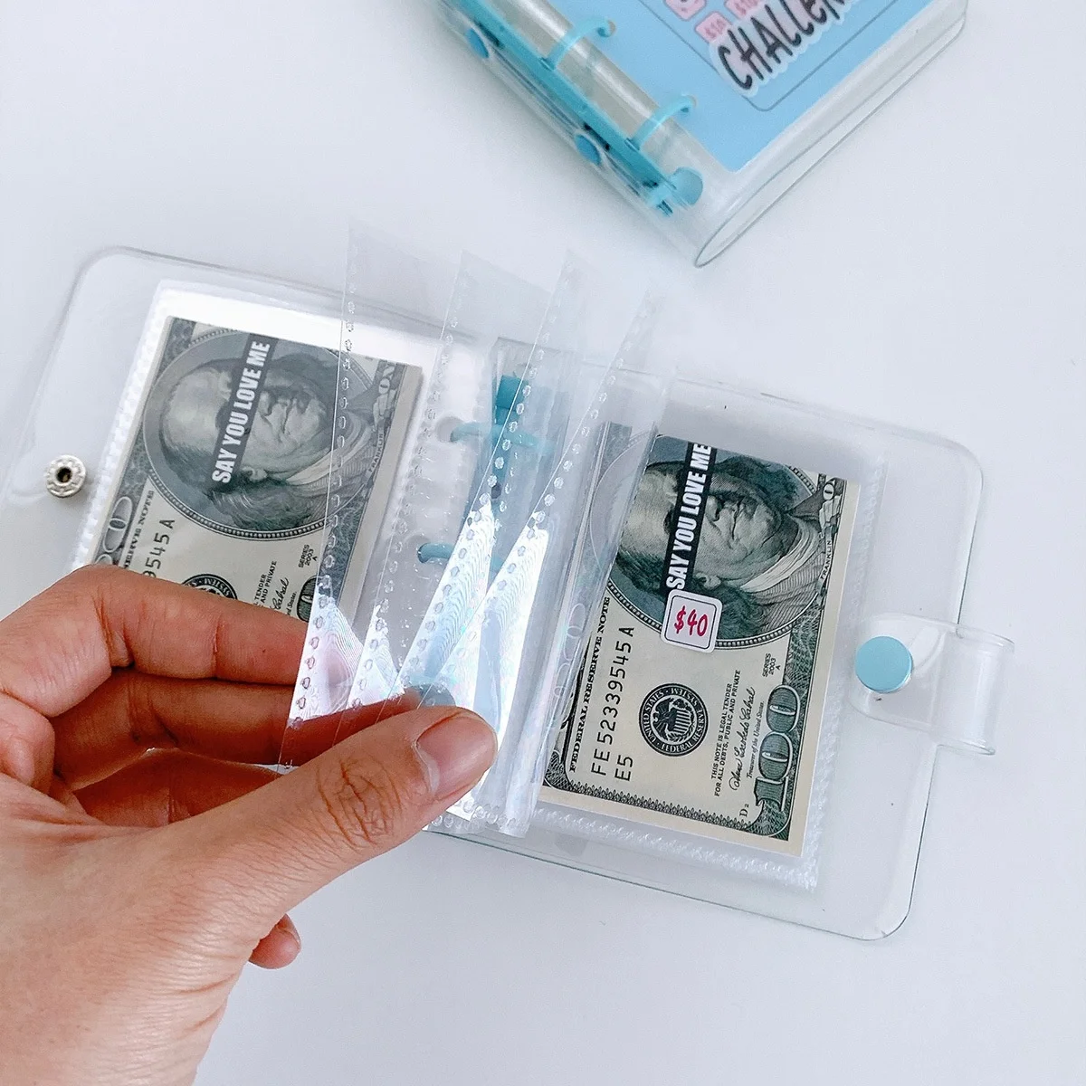 Other Educational Toy custom tracker journal mini Budget Binder 100 day 52 week cash money savings challenge book with envelopes