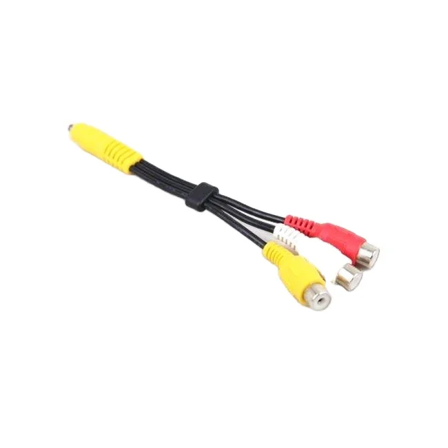 extension cable male to female 3.5mm stereo 4 core to 3rca cable