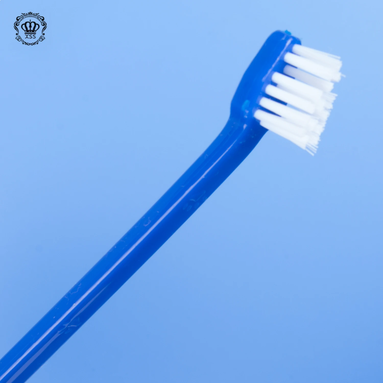 XiBrush Tiktok лидер продаж зубная щетка с двумя головками для собак кошек домашних животных зубов нейлоновая двусторонняя