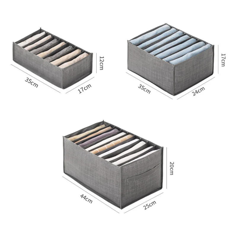 Hot selling clothing organizer wardrobe jeans organizer Non Woven Clothing Storage Box