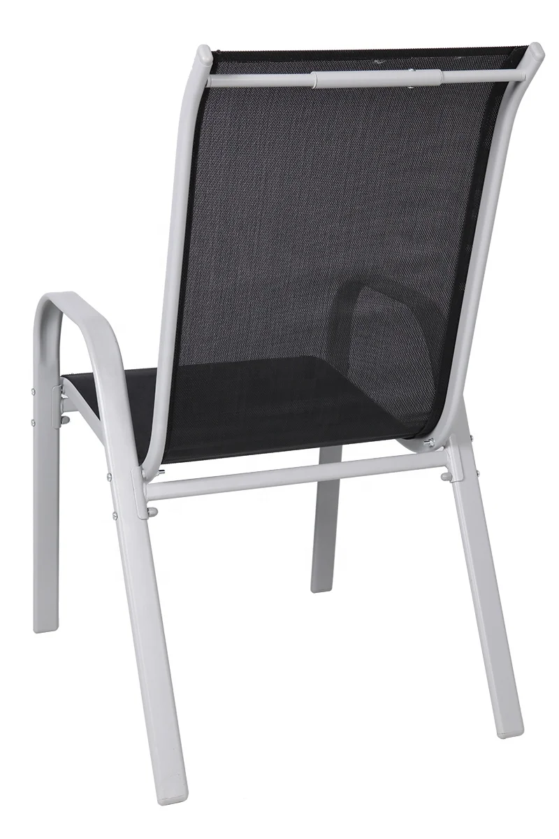 Hot-Selling Metal Chairs Steel K.D. Chair Garden Furniture Dining Chair