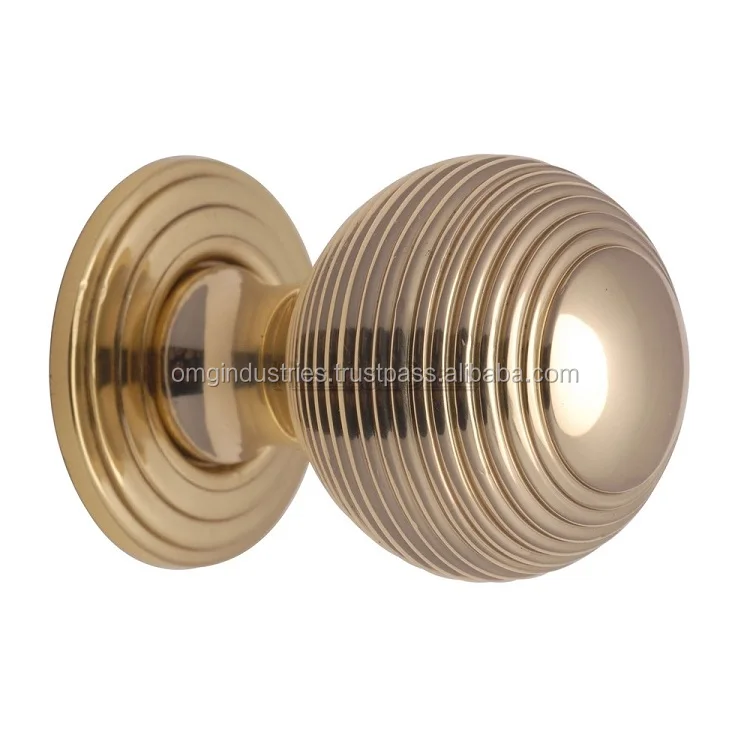 OMG Industries Brass Cabinet Furniture Door knob Decorative Ceramic Ball Cabinet pull Knob Kitchen Cabinet Pull Handle Knob
