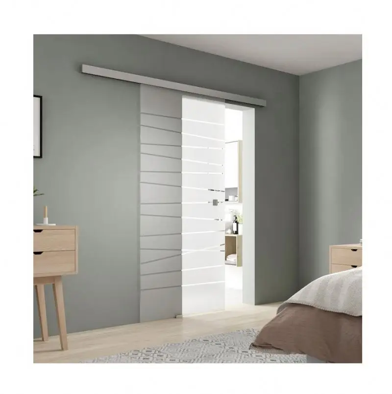 Hot Selling Glass Steel Track Entrance Casement Doors Design French Style Bedroom Sliding Barn Doors With Hardware
