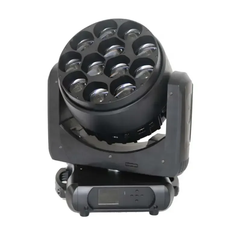 hybrid full color 40W 12pcs led lamp pixel control elation led moving head with zoom