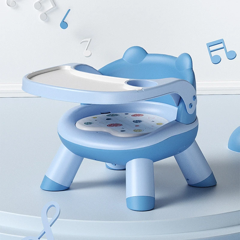 Lovely Cheap Multifunctional Portable Booster Seat Baby Dining Table Baby Small Chair With Sound