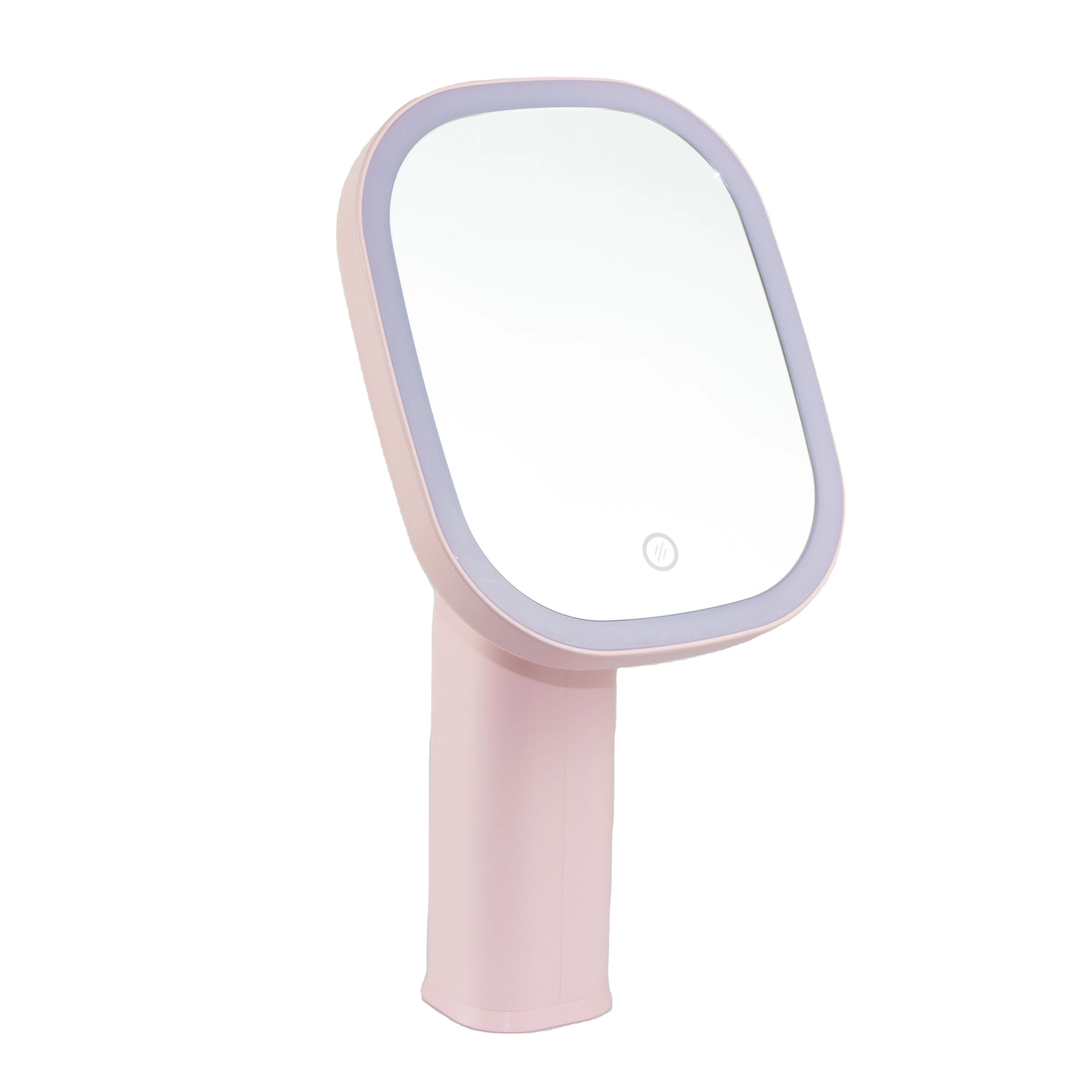 Solid Color Blank Standing 3M Magic Sticker Base Fashion LED Smart Make Up Vanity Mirror