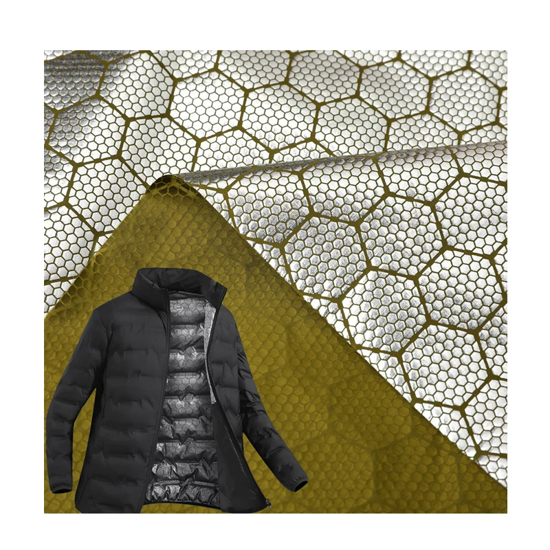 Waterproof Antibacterial Heat Reactive Reflective Fabric Antistatic Graphene Fabric for Garment Lining
