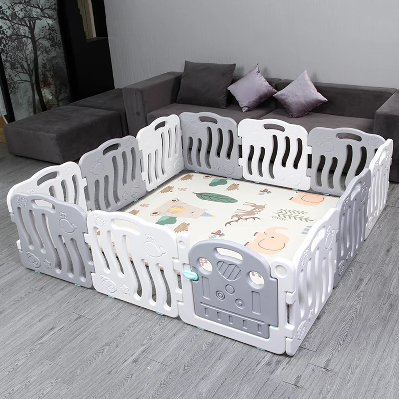 White Baby Folding European Standard Luxury Baby Children Princess Playpen For Children