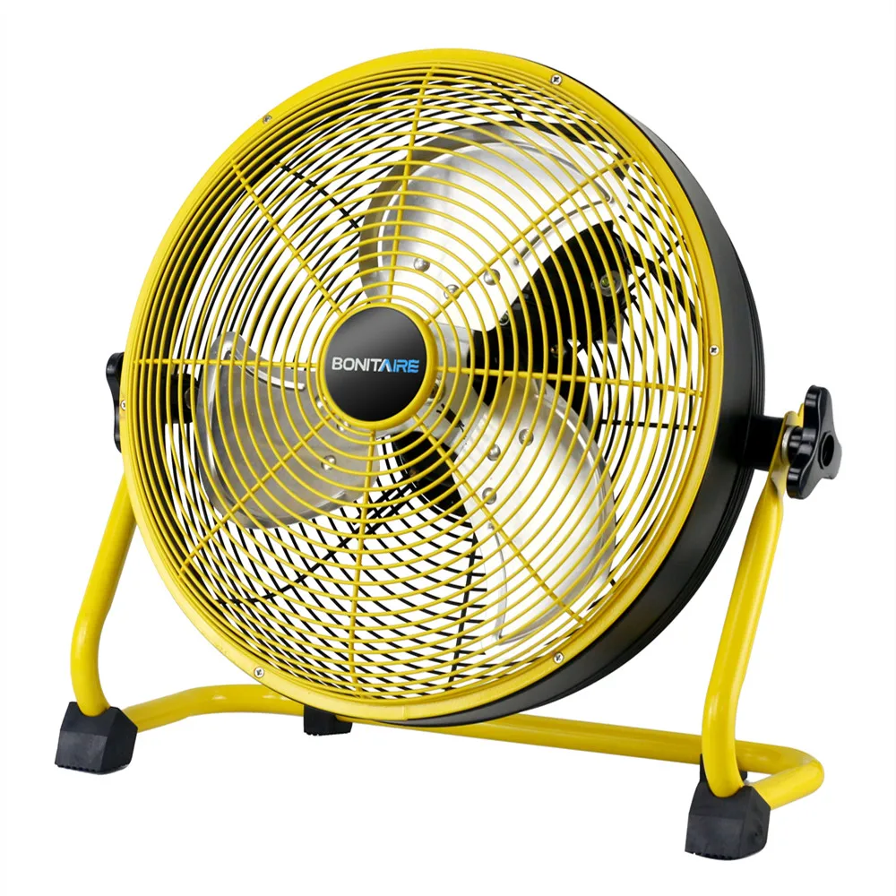 Bonitaire floor fan, usb battery type powerful metal air cooling fan