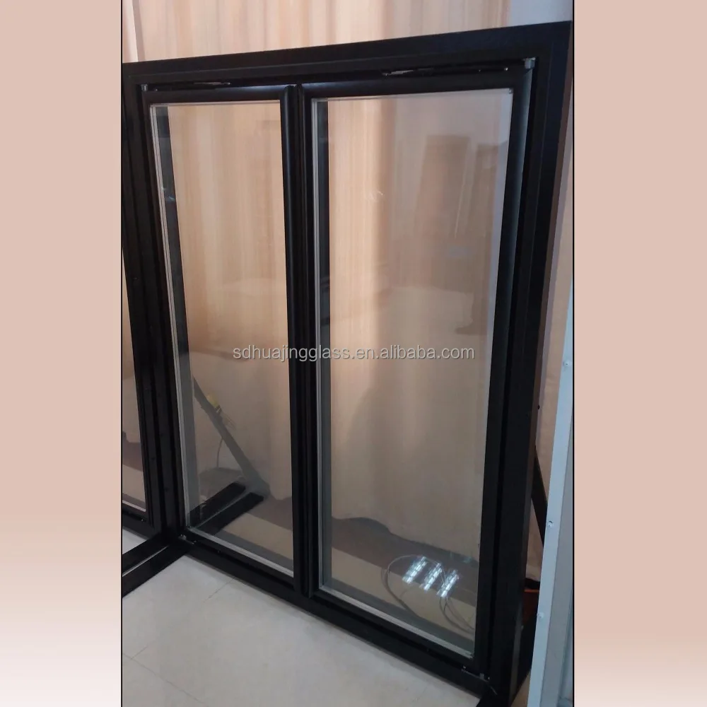 Walk In Cooler Glass Door/Cold Room Glass Door With Shelves