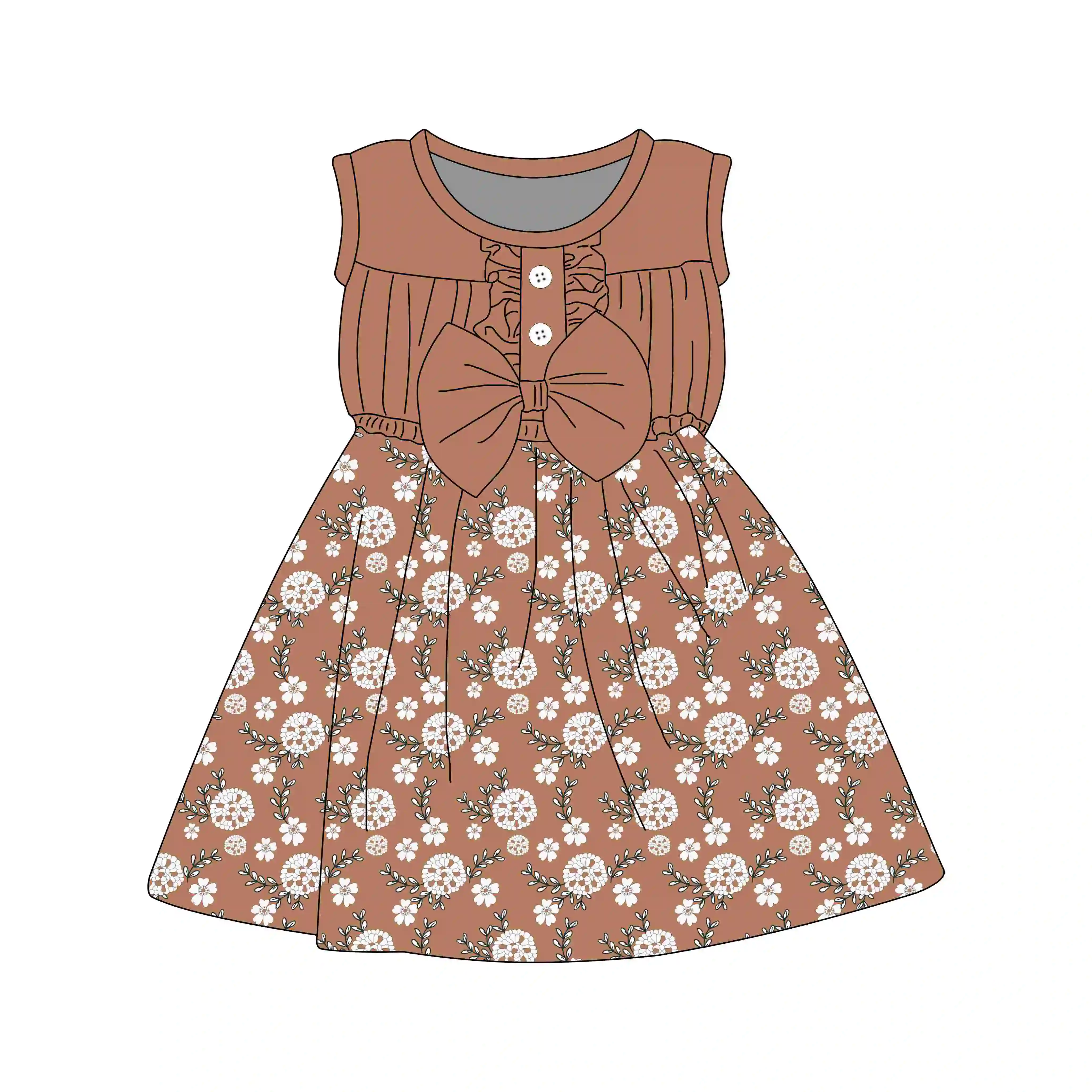 Qingli ODM Baby Girl Princess Dresses Children Girl Custom Flower Patchwork Tulle Party Dress