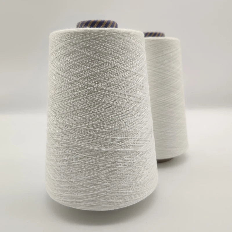 Factory Hot Sales Good Quality Cheap Breathable 21S/1 Polyester 80% Cotton 20% Blended Yarn For Knitting And Weaving