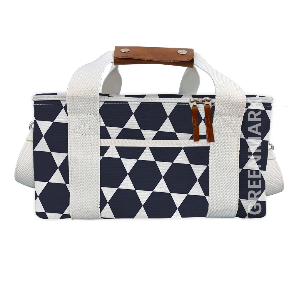 2024 New Capacity Wine Foods Thermal Cold Insulation Women Shopping Tote,Bags Daily Use Bag Cooler/