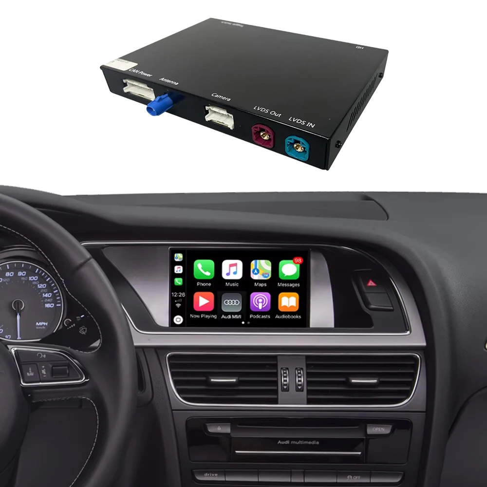 Road Top Carplay Декодер Беспроводной Android авто Apple CarPlay мультимедийный интерфейсный декодер для Audi A4 A5 A6 A7 Q5 Q7