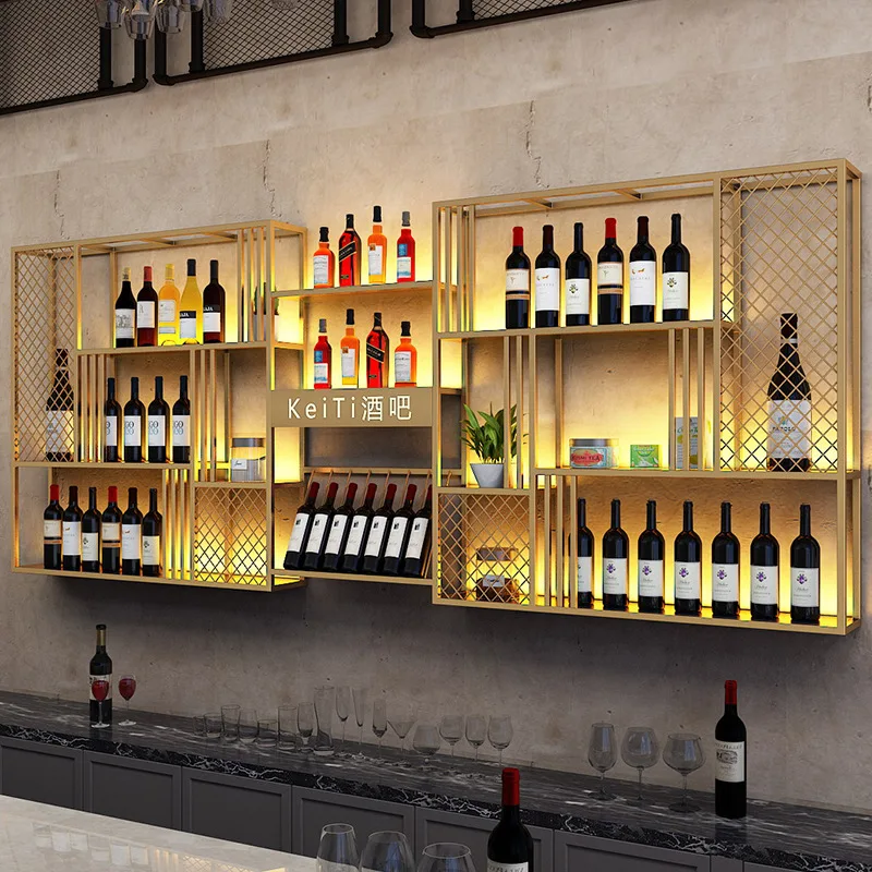 Diy Wine Shelf Industrial Style Wine Storage Shelf Wine Rack