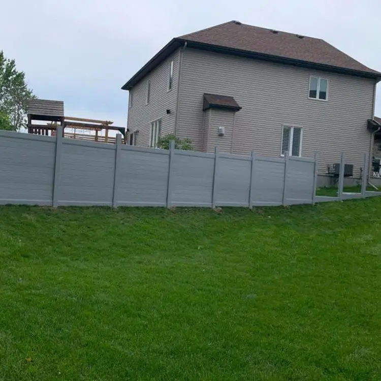 Wholesale Easy Maintain Outdoor Pvc Vinyl Plastic Privacy Fence For Garden