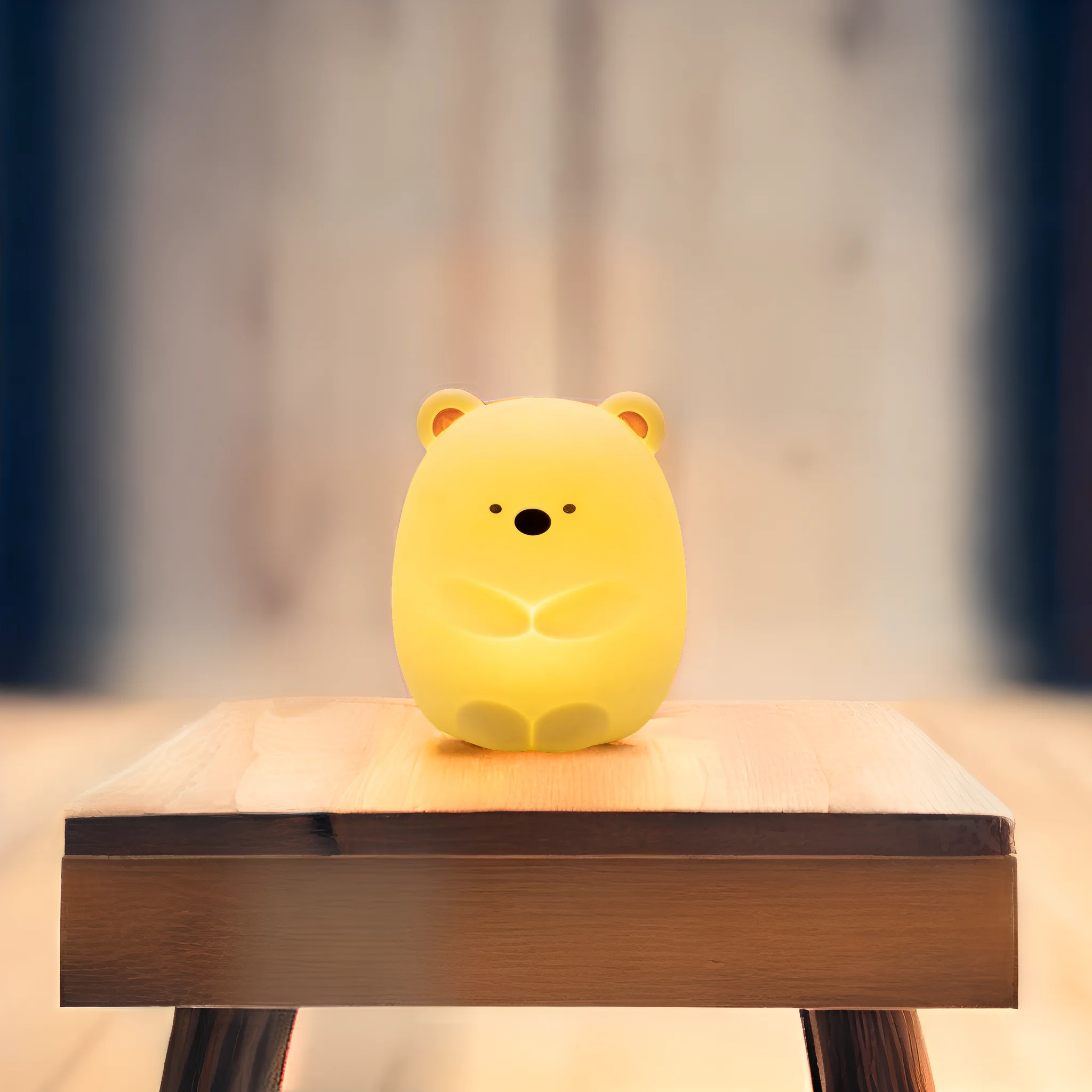 Индивидуальный современный милый силиконовый абажур высокого качества медведь абажур