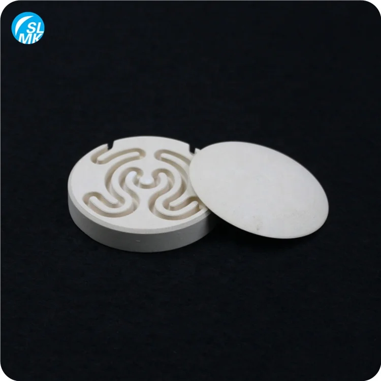 Круглые промышленные керамические детали, керамический нагревательный элемент из кордиерита, обрабатываемый