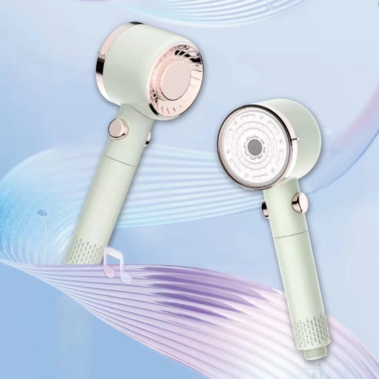 High boost filtered massage shower head handheld abs shower head bathroom accessories