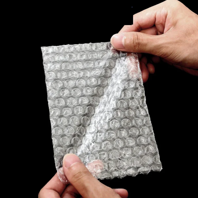 Clear Bubble Pouches Bags Double Walled Flush Cut Thickening Shockproof Foam Wrap Bags For Cushioning, Packing and Shipping