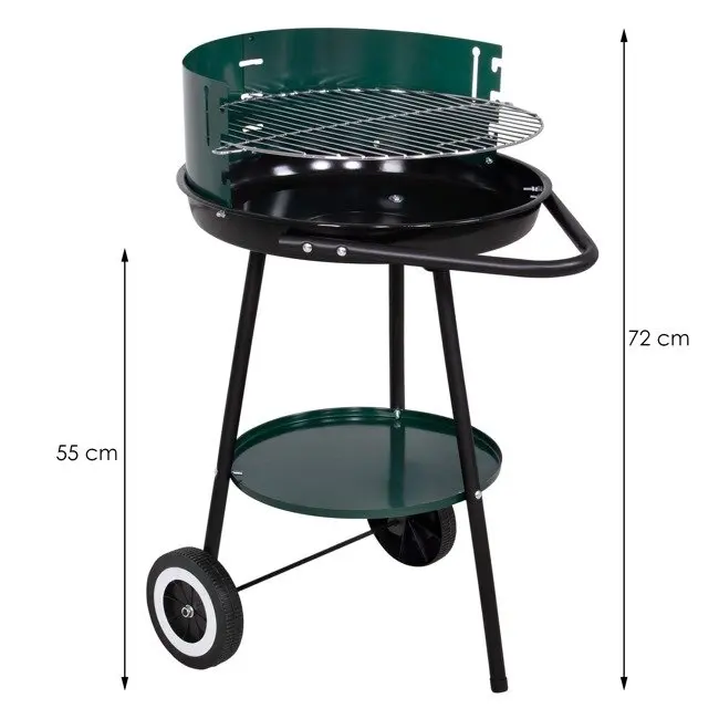 16 Inch Round Simple BBQ Grill Easy assemble charcoal BBQ Grill