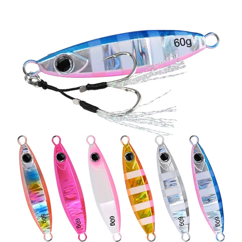 ALLBLUE GRATIO 60g Saltwater Metal Jig Off Shore Fast Sink Fishing Lure