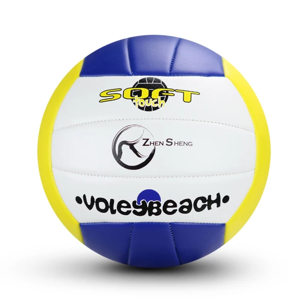 Zhensheng Promotional season sales exercise Colorful machine stitched Volleyball Ball Beach ball