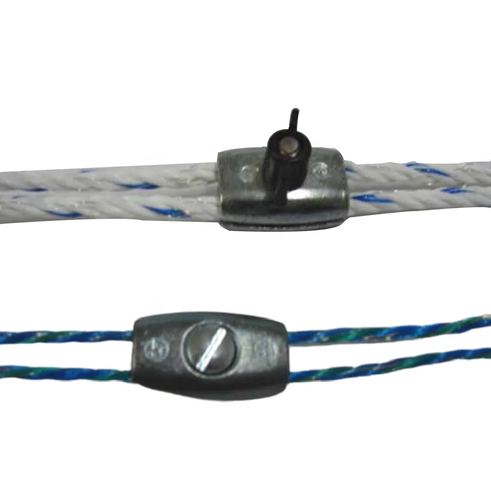 Electric Fence Rope Slicer Clamp Wire Connector For Farm Vineyard