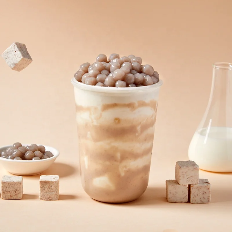 Supply Instant taro powder Non Frozen pure Taro for Instant milk tea Boba Tea